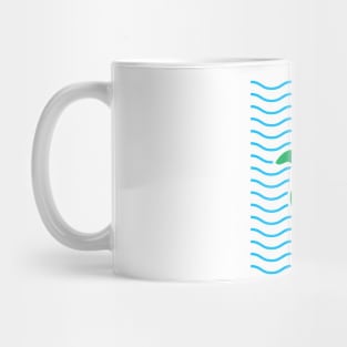 TURTLE SURFING (COLOR) Mug